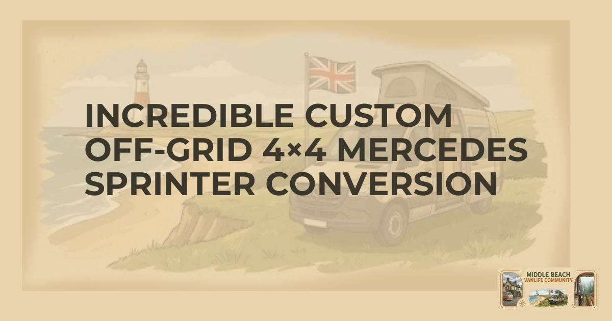 Unleash Your Adventure: 4x4 Mercedes Sprinter Magic