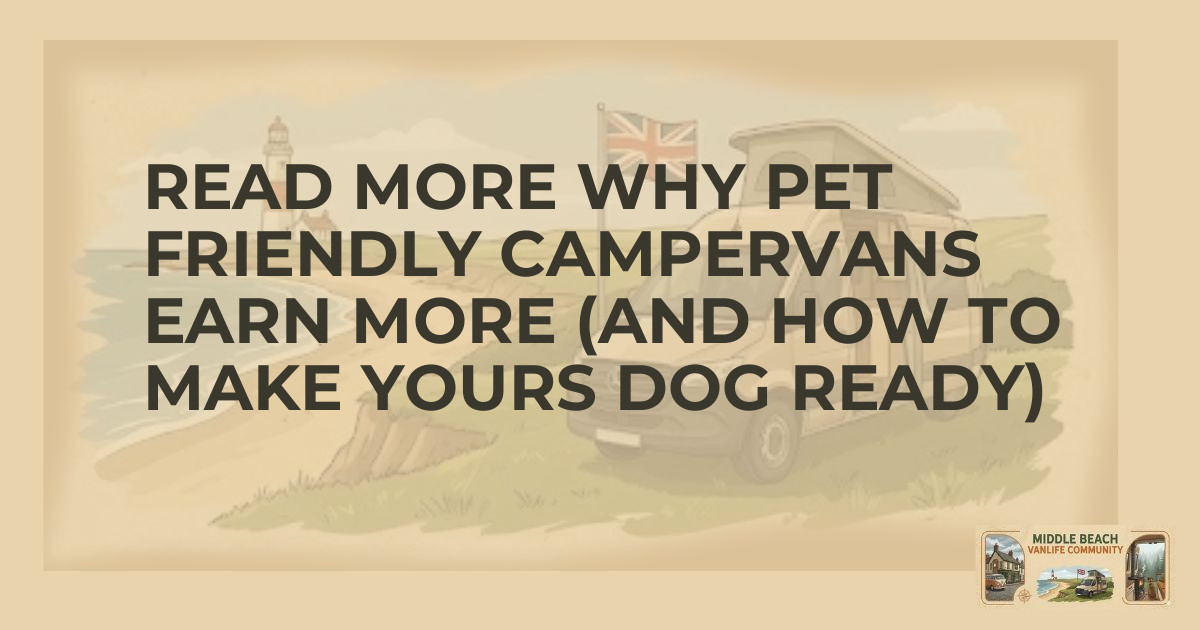 Boost Your Income with Dog-Friendly Campervans