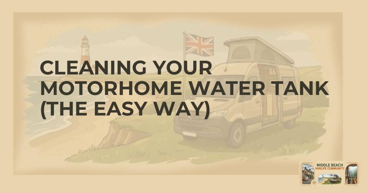 Top Tips for Cleaning Your Motorhome Water Tank