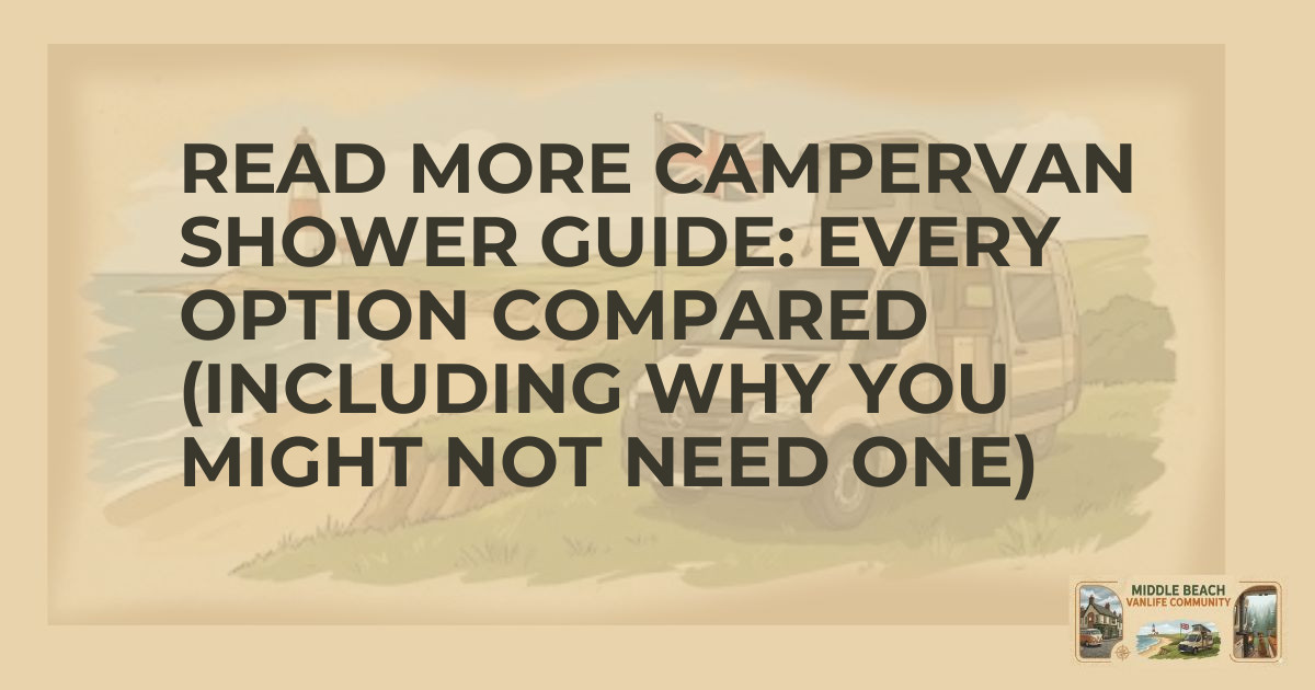 Essential Campervan Shower Options for Vanlife