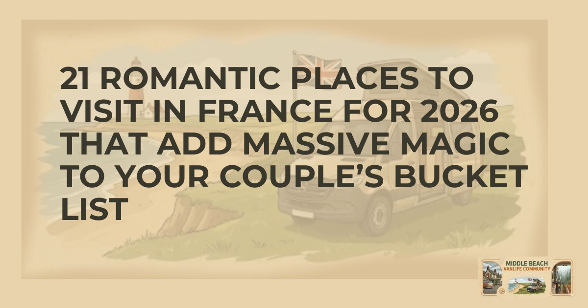 21 Romantic Getaways in France for Vanlifers