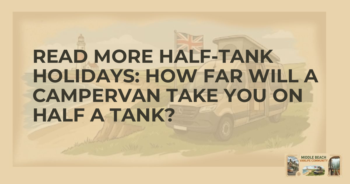 Maximize Your Campervan's Range: Half a Tank Secrets