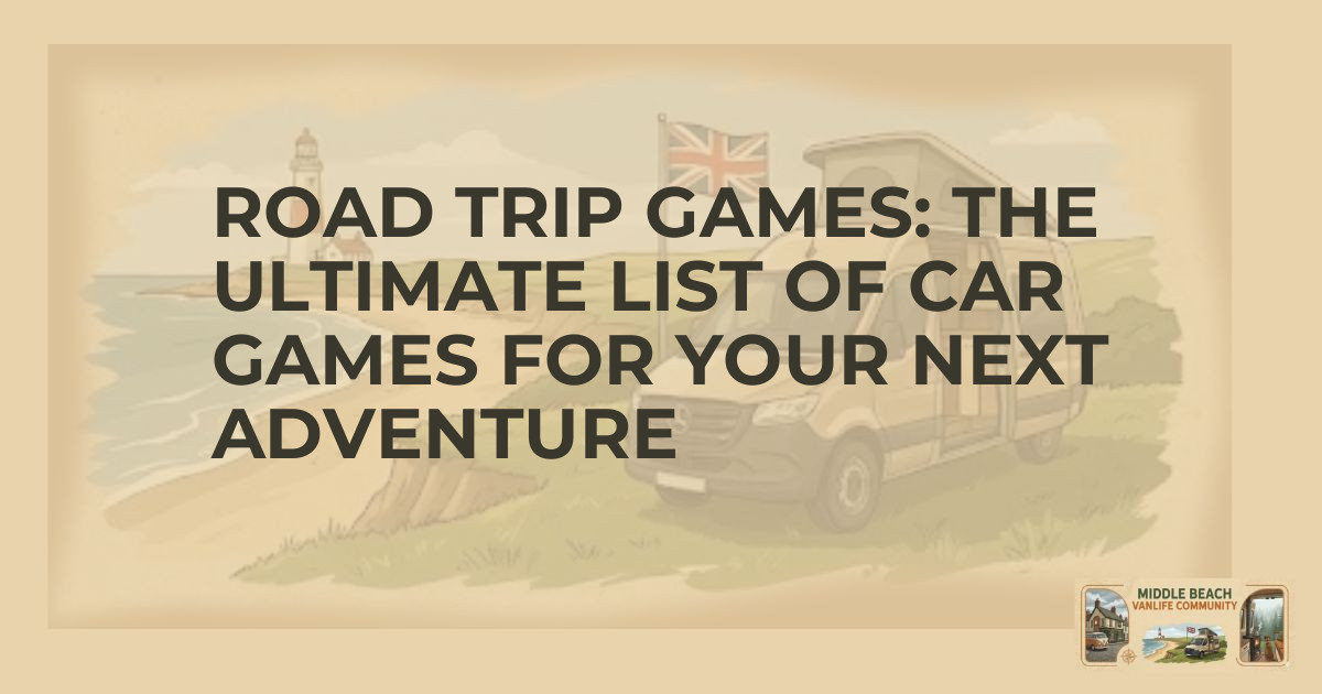 Top Road Trip Games for Kids in Your Motorhome