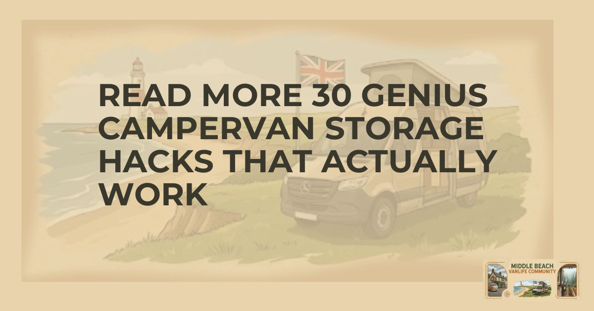 Maximize Your Campervan Space with Smart Storage Hacks