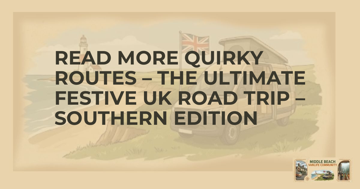 Festive Vanlife Routes in Southern UK