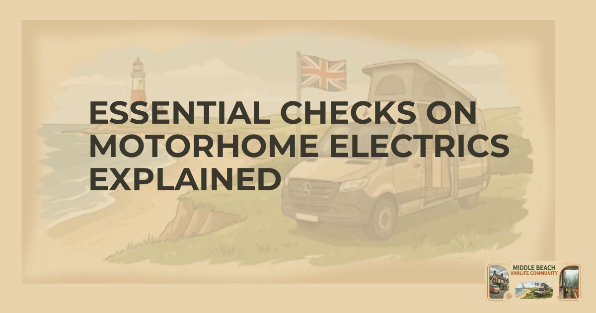 Essential Motorhome Electric Checks for Smooth Travels
