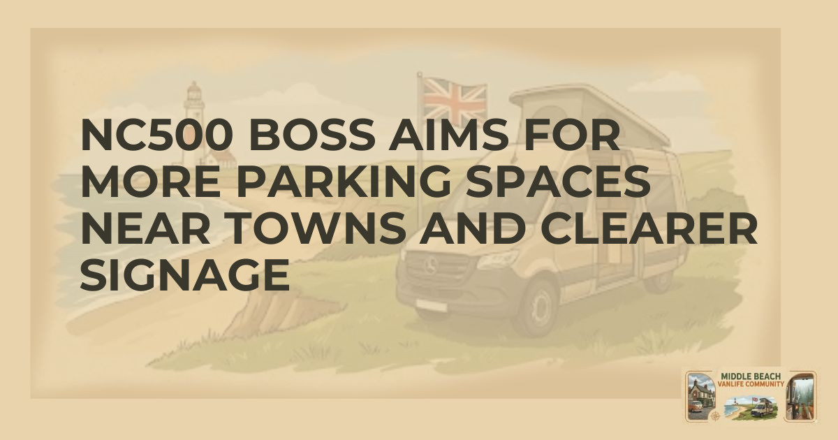 New Parking for UK Vanlifers: Water & Waste Facilities
