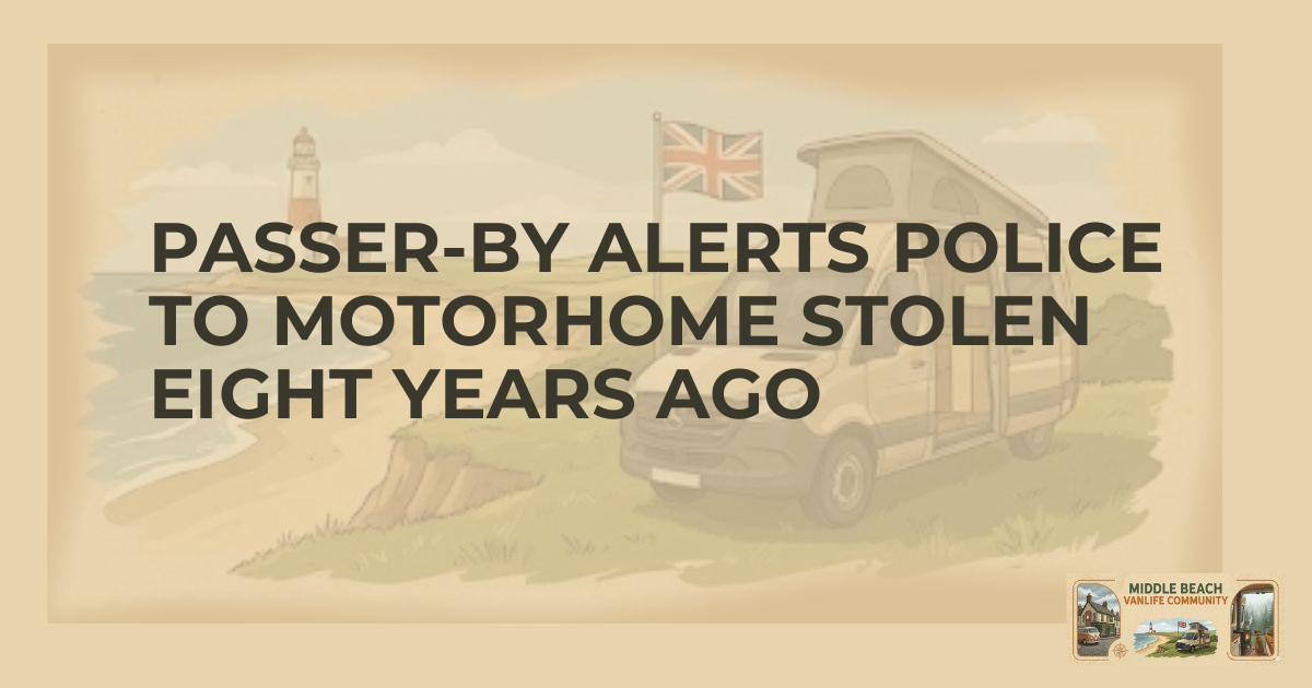 Stolen Motorhome Found After 8 Years in Derbyshire