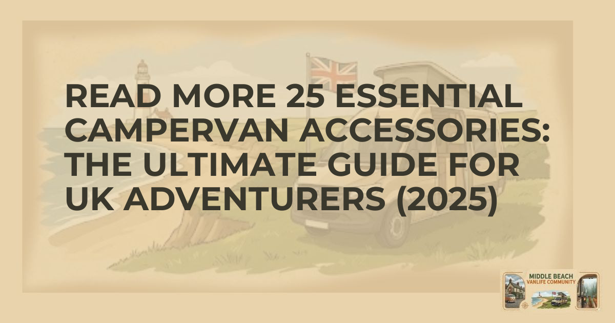 Essential Campervan Accessories for UK Adventurers