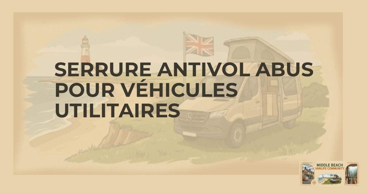 ABUS Anti-Theft Lock for Vans: Secure Your Travels