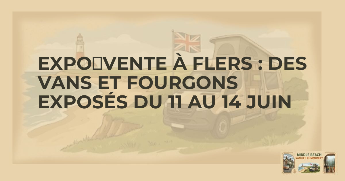Vans and Campers Expo in Flers, France