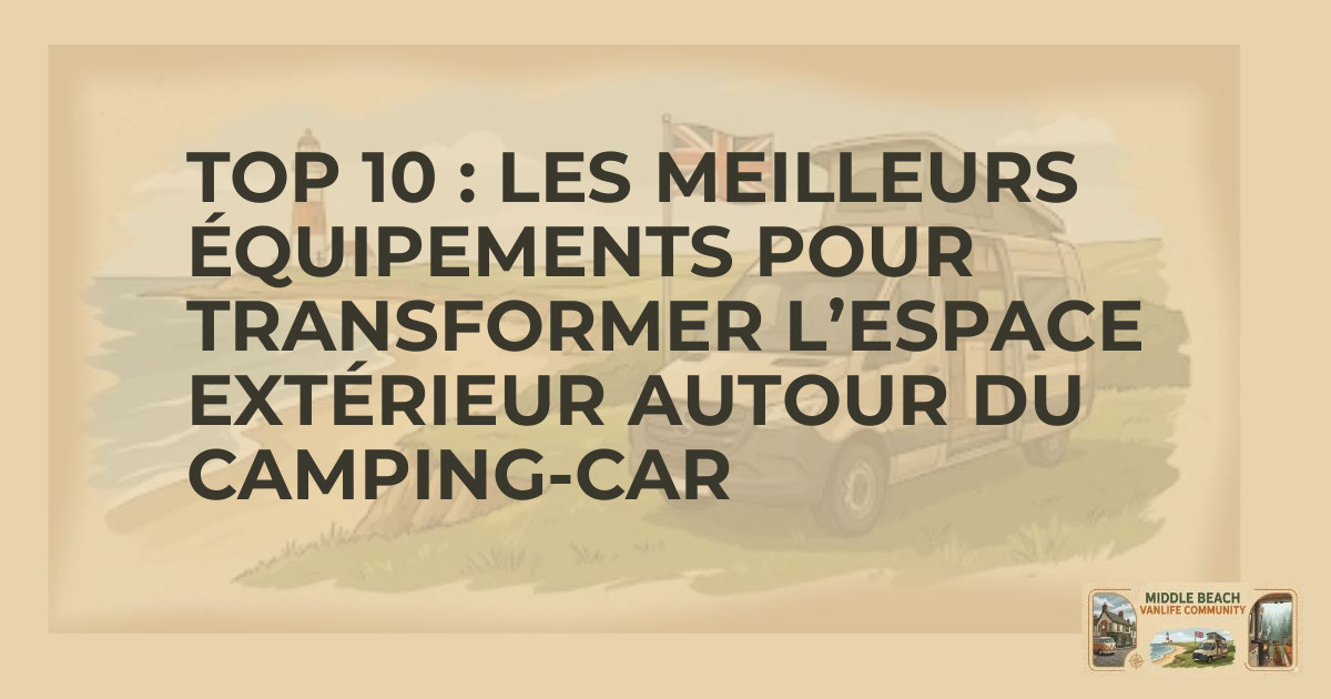 Top 10 Outdoor Gear for Your Campervan Adventure