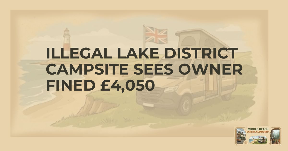 Lake District Campground Owner Fined £4,050 for Illegal