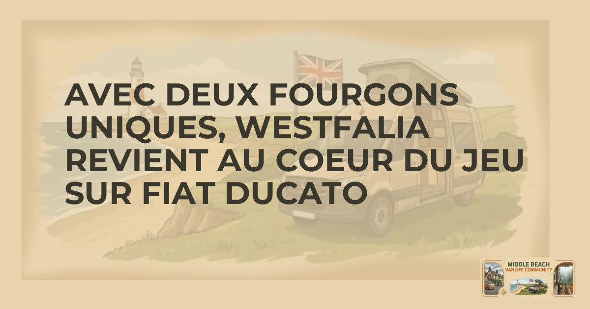 Westfalia Returns with Unique Fiat Ducato Vans