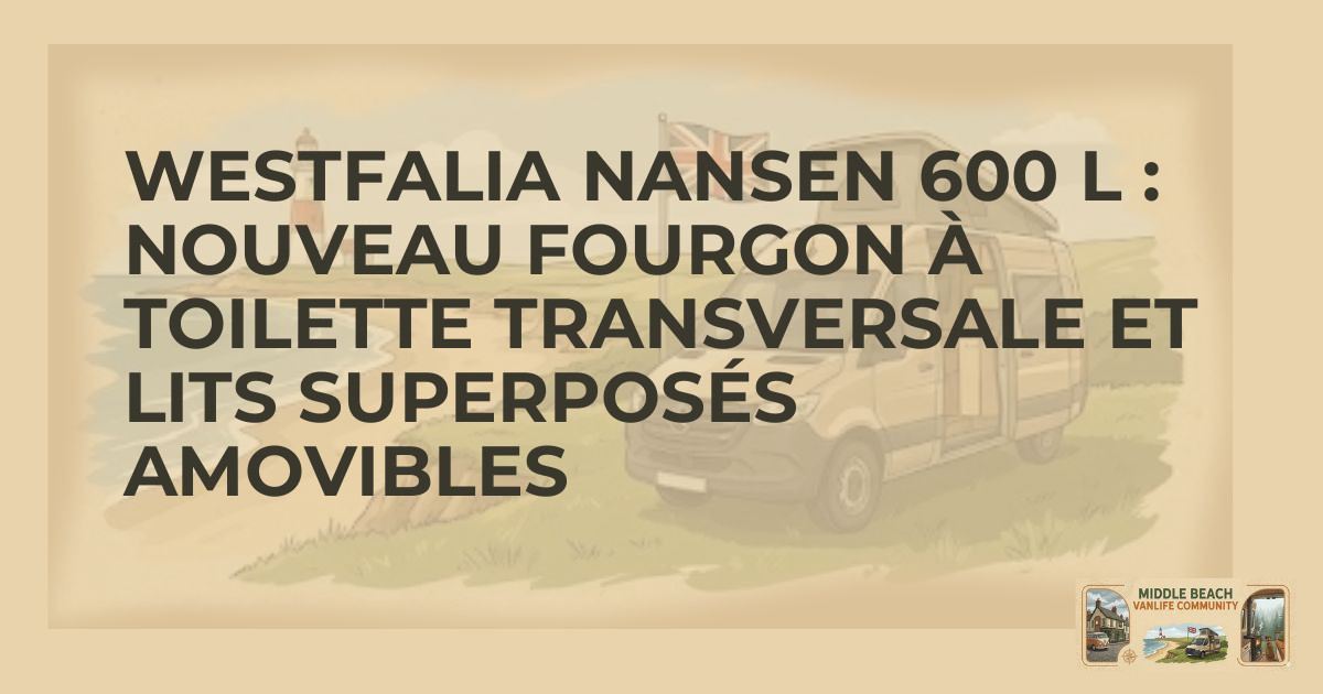 Westfalia Nansen 600 L: Modular Van for European Advent
