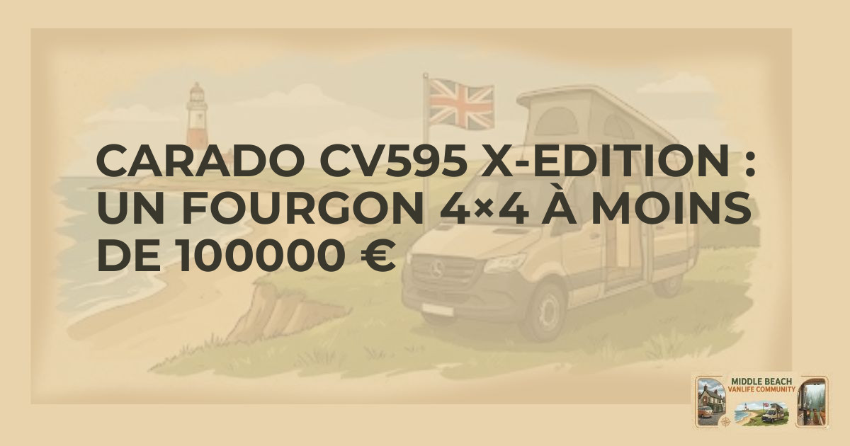 Carado CV595 X-Edition: Affordable 4x4 Adventure Van