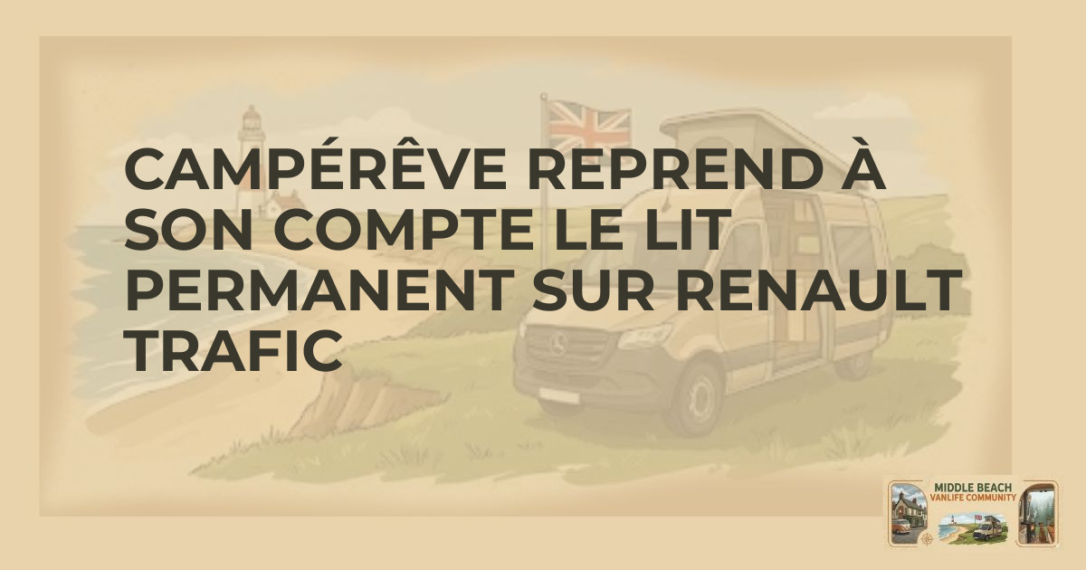 Campérêve Introduces Permanent Bed for Renault Trafic