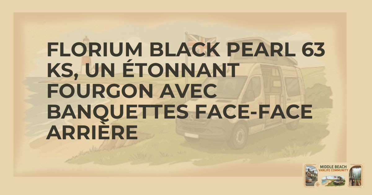 Florium Black Pearl 63 KS: Innovative Camper Van Design