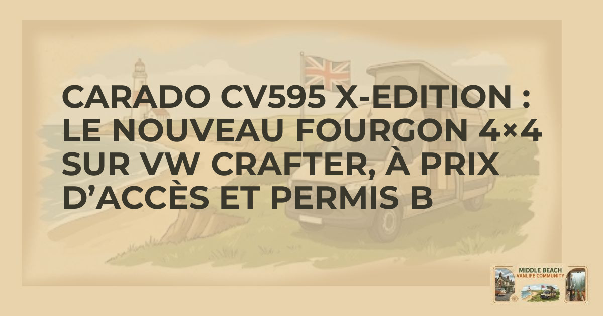 Carado CV595 X-Edition: Affordable 4x4 Van