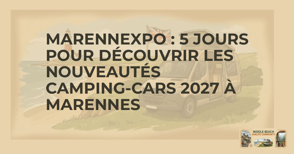 Marennexpo 2026: Discover Latest Campervan Innovations