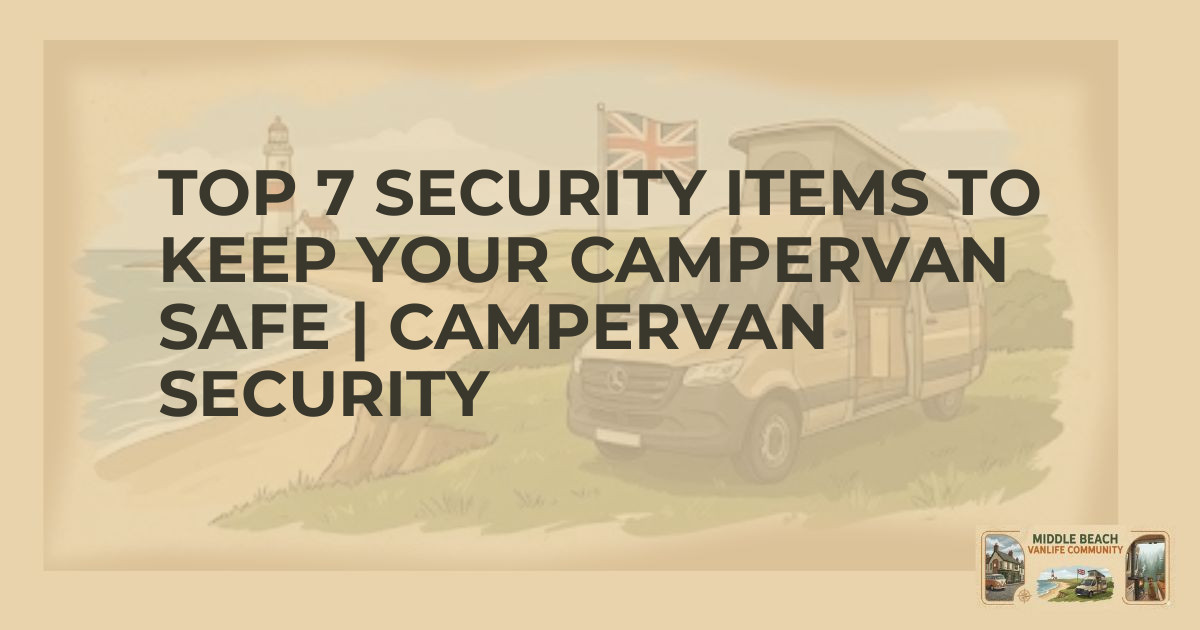 Protect Your Camper: Security Tips for Vanlifers