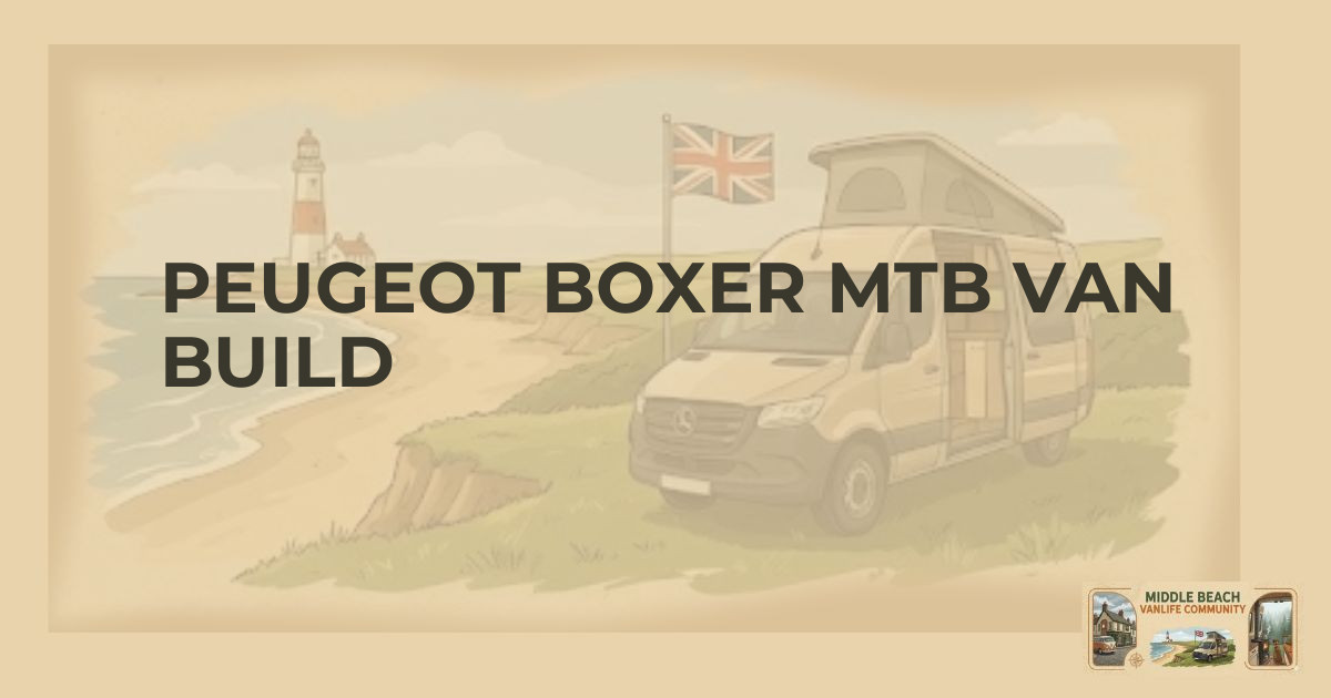 Explore My Peugeot Boxer MTB Van Build Adventure