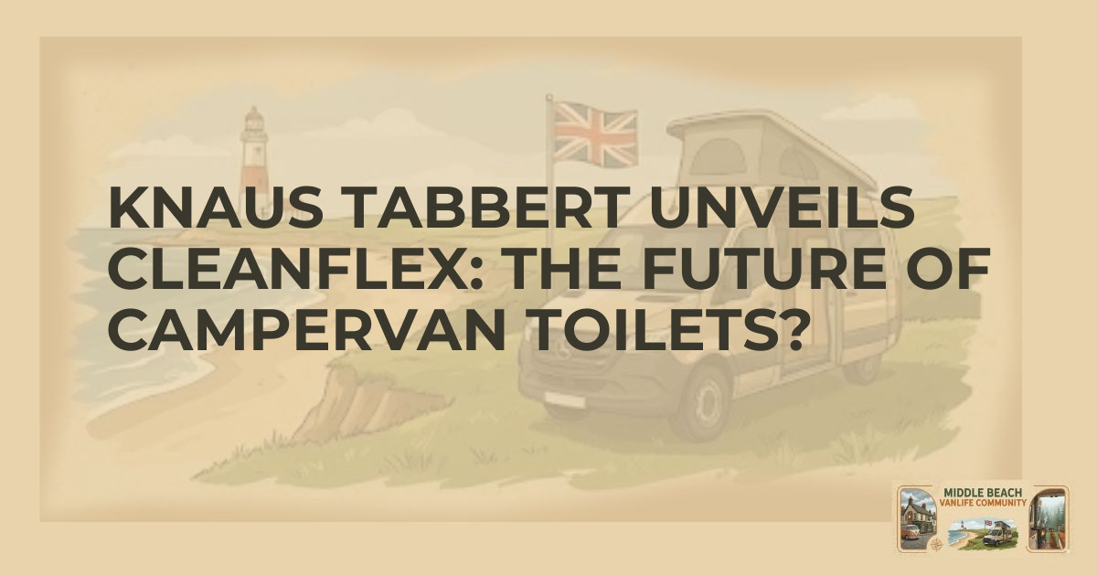Revolutionary CLEANFLEX Toilet for Vanlifers Launching 2025