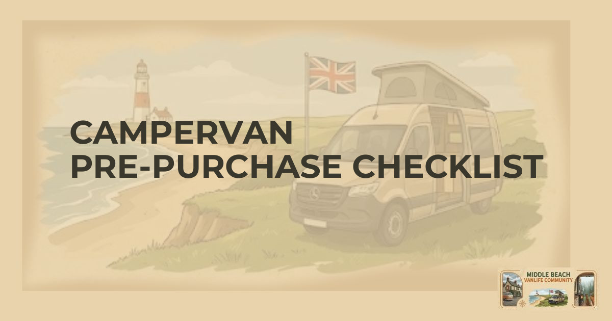 Ultimate Checklist for Buying Your Campervan